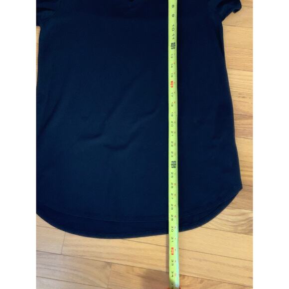 Soft Surroundings longer pima cotton Black Tee size medium - Picture 5 of 6